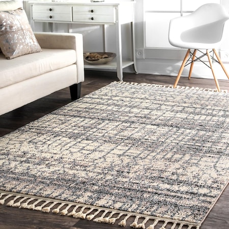 Nuloom Pamela Moroccan Tassel Area Rug 5ft x 8ft STGL01A-508